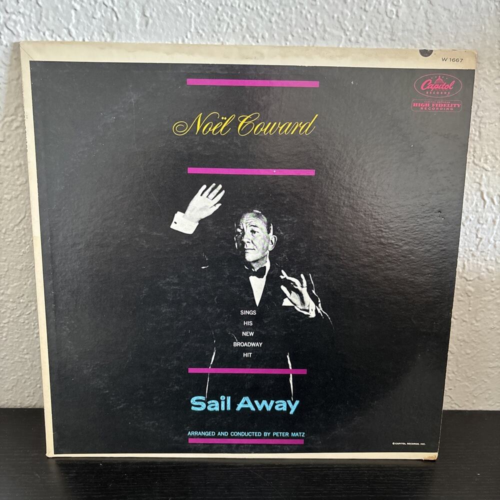 NOEL COWARD Sings His New Broadway Hit Sail Away 1962 STAGE & SCREEN W 1667